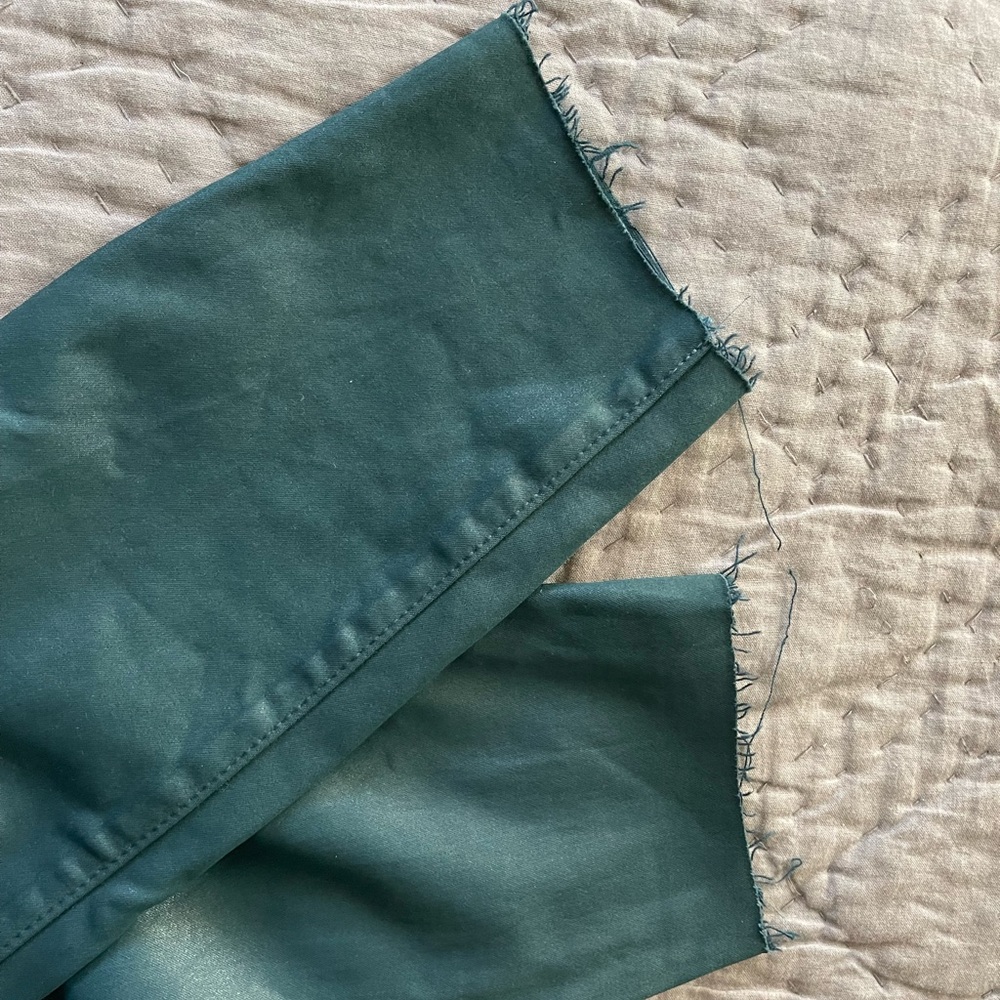Joe’s Jeans the Charlie high rise skinny ankle coated modal blend green size 27 - Picture 8 of 10